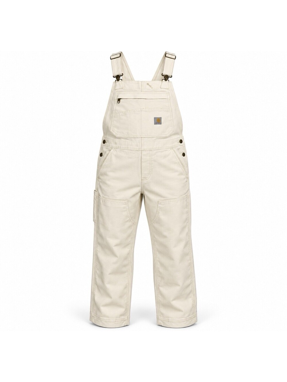 Carhartt Women’s Loose Fit Canvas Bib Overalls Size XL 16-18 Cream Regular New